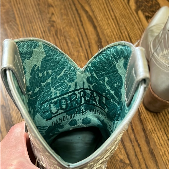 Silver Western Cowboy Boots - Picture 4 of 5